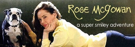 Rose McGowan & Pets