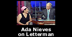 Ada Nieves on Late Night with David Letterman