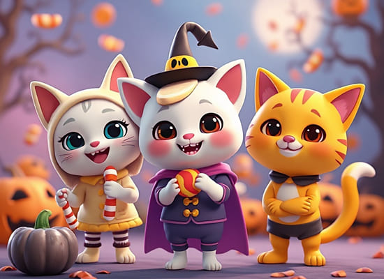 Candy, costumes, and cats – the three Cs of Halloween fun! on Pet Life Radio